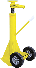 Forklift Ratchet Trailer Stabilizing Jack